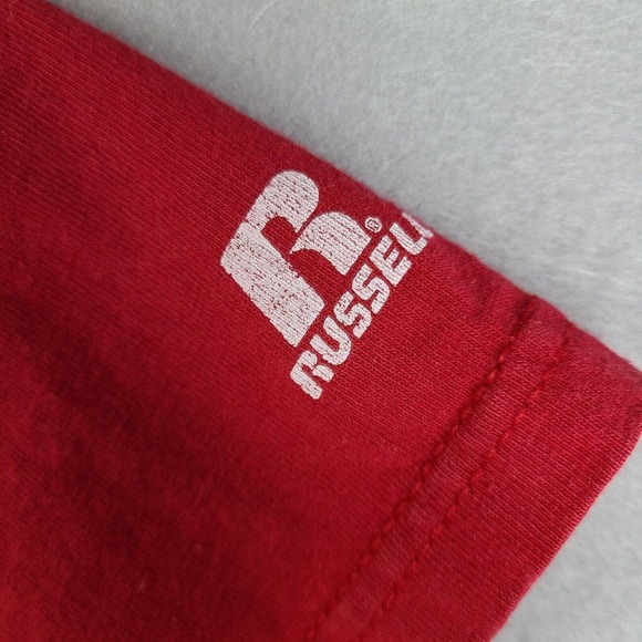 Georgia Bulldogs T-Shirt‎ Men's Large Red Russell Athletic Eastern Division - Picture 5 of 12